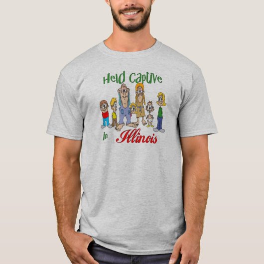 T-shirt Tenu captif en Illinois (Devant)