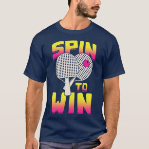 T-shirt Tenue de club de joueur de tennis de table Ping Po