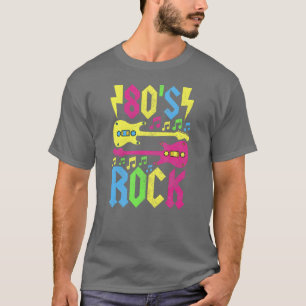 T-shirt Tenue de concert rock des années 80 Mode des année