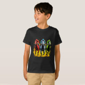 T-shirt Tenue de course de chevaux scène de course dynamiq (Devant entier)