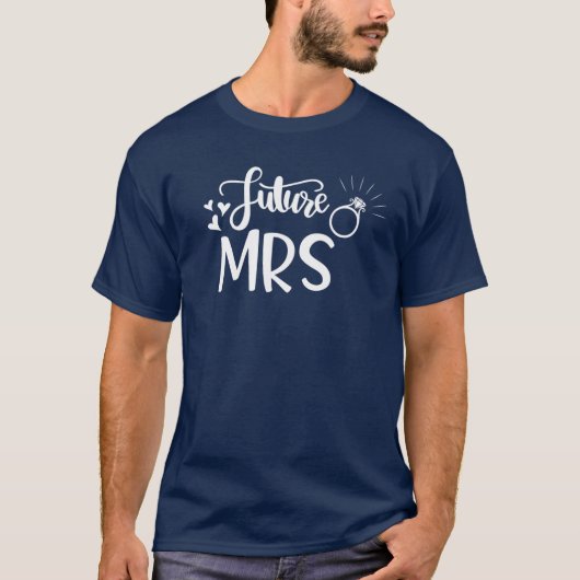 T-shirt Tenue de fête de mariage et de célibataire de Futu (Devant)