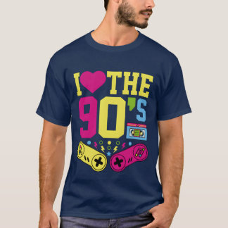 T-shirt Tenue de joueur des années 90 1990 Costume des ann