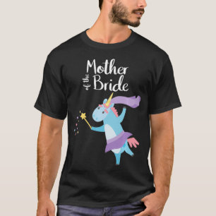 T-shirt Tenue de licorne de la mère de la mariée, cadeau d