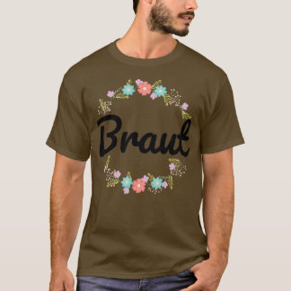 T-shirt tenue de mariée JGA enterrement de vie de jeune fi