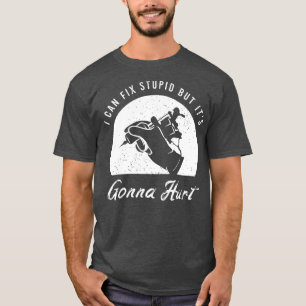 T-shirt Tenue De Tatouage Drôle Pour Un Artiste De Tatouag