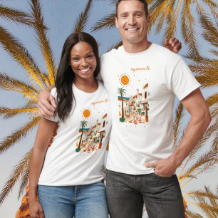 T-shirt Tenue de ville blanche d'Ayamonte Espagne vêtement