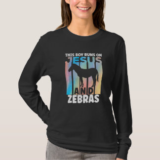 T-shirt Tenue de zèbre pour amateurs de zèbres pour garçon