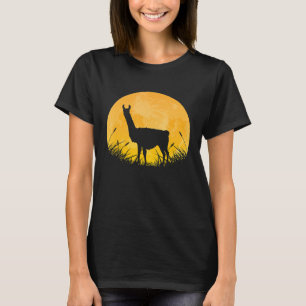 T-shirt Tenue d'Halloween facile Alpaca Camel Moon costume