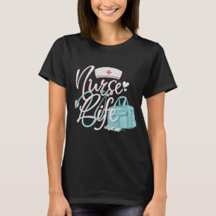 T-shirt Tenue essentielle pour infirmière avec stéthoscope