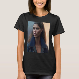 T-shirt Tenue femme Inspo Gold Collier Look Soft Hair Su