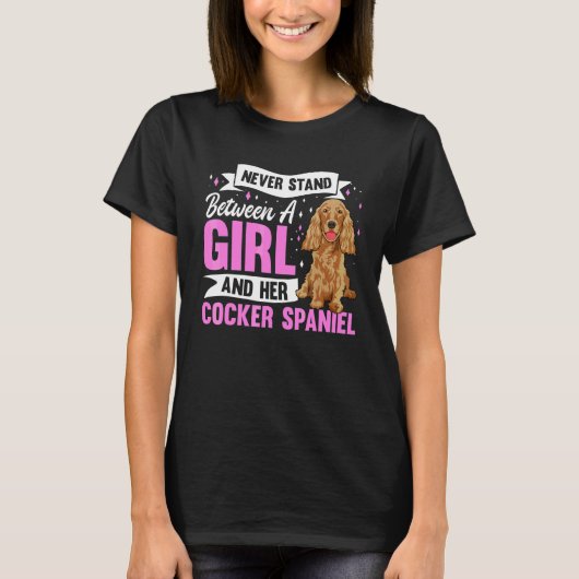 T-shirt Tenue pour Chien Cocker Spaniel Cocker Spaniel (Devant)