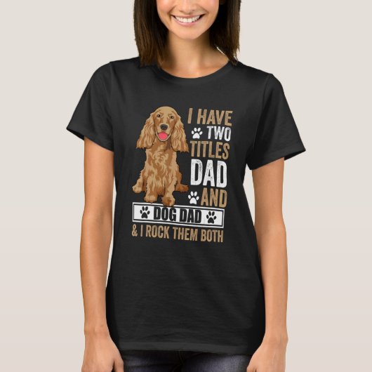 T-shirt Tenue pour Chien Cocker Spaniel Cocker Spaniel (Devant)