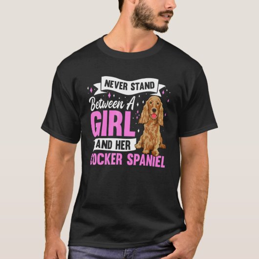T-shirt Tenue pour Chien Cocker Spaniel Cocker Spaniel (Devant)