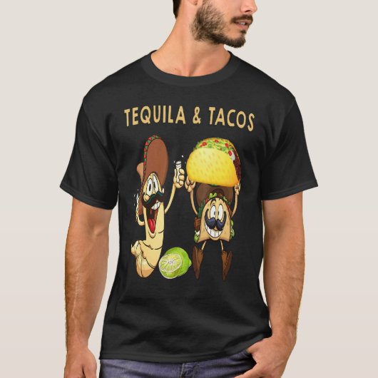 T-shirt Tequila And Tacos Hakuna Tequila Patron Tequila Me (Devant)