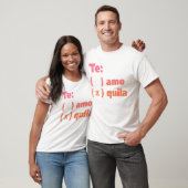 T-shirt Tequila d'AMO de Te (Unisexe)