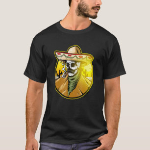 T-shirt Tequila Mexicaine Skull Skeleton Cinco De Mayo Chi