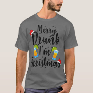 T-shirt Tequila Noël Joyeux ivrogne Je Noël