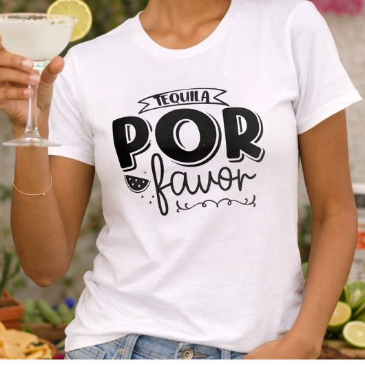 T-shirt Tequila S'il Vous Plaît