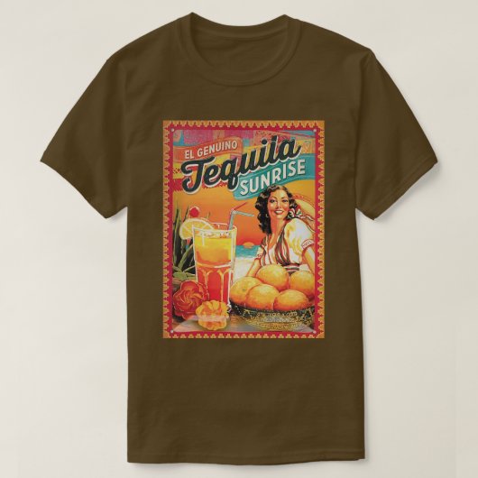 T-shirt Tequila Sunrise 2 (Design devant)