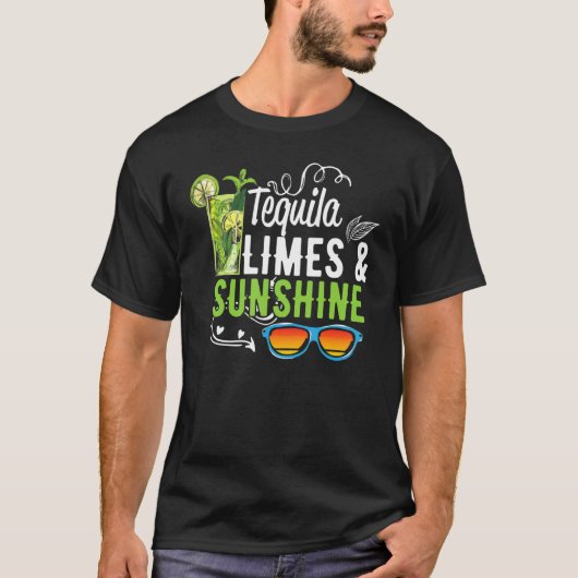 T-shirt Tequilas Citrons Et Soleil (Devant)