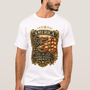 T-shirt ter ere van 250e verjaardag van de VS 1776