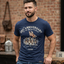 T-shirt ter ere van de 250e verjaardag van Amerika