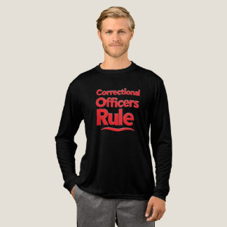 T-shirt ter ondersteuning van correctionele offici