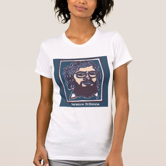 T-shirt Terence McKenna tee par FacePrints (Devant)