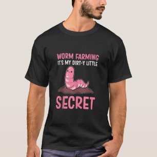 T-shirt Terme d'élevage Vermiculture Jardin professionnel