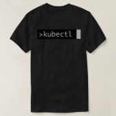 T-shirt Terminal Kubernetes Geeky (Design devant)