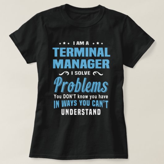 T-shirt Terminal Manager (Design devant)