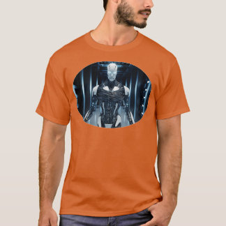 T-shirt Terminateur de robots blancs