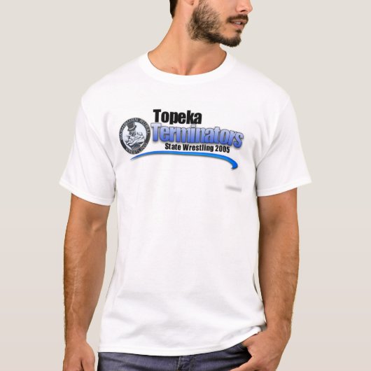T-shirt terminateurs chemise-topeka de lutte (Devant)