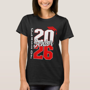 T-shirt Terminé 2026 Promotion 2026 Rétro Remise des diplô