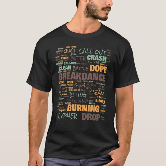 T-shirt Terminologie de rupture Termes couramment utilisés (Devant)