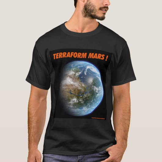 T-shirt Terraforme Mars (Devant)