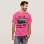 T-shirt Terrain de baseball de la prison d'Alcatraz (Devant entier)