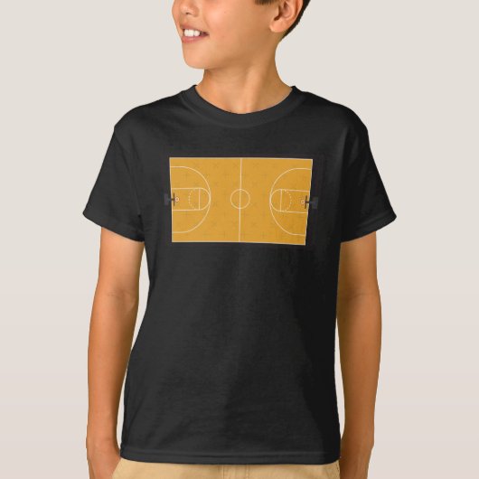 T-shirt terrain de basket-ball (Devant)