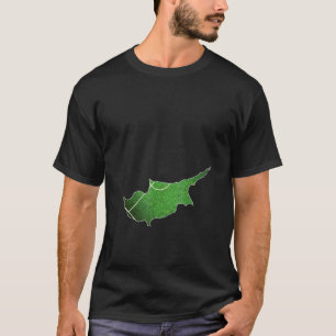 T-shirt Terrain de football de Chypre