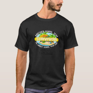 T-shirt Terrain de l'école Jour 1ère année Enseignant Surv