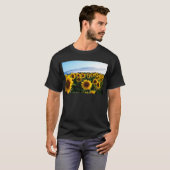 T-shirt Terrain de tournesol (Devant entier)