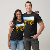 T-shirt Terrain de tournesol (Unisexe)