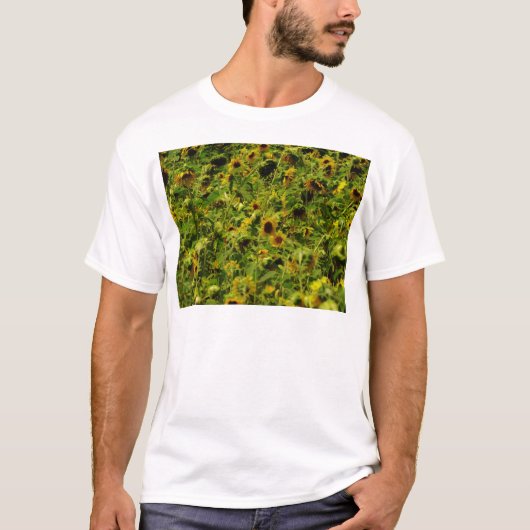 T-shirt Terrain de tournesol (Devant)