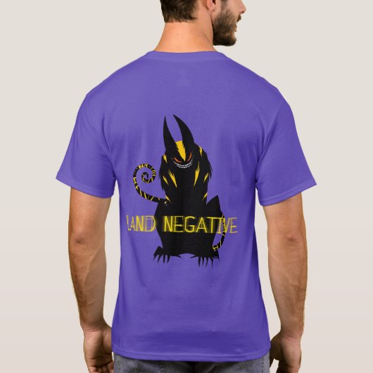 T-shirt Terrain Négatif Glitch Out (Dos)