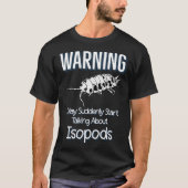 T-shirt Terrarium Roly Poly Pill Bug Vache laitière Isopod (Devant)