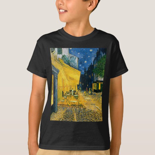 T-shirt Terrasse de café de Vincent van Gogh |, Place du (Devant)