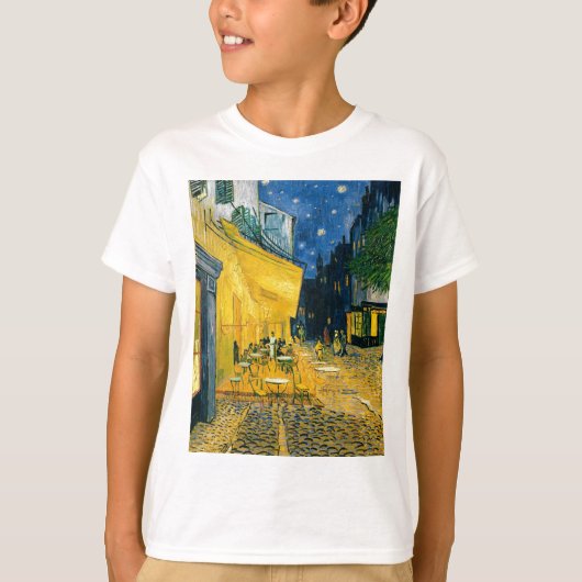 T-shirt Terrasse de café de Vincent van Gogh |, Place du (Devant)