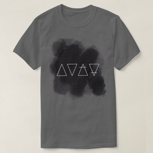 T-shirt Terre à air d'eau de feu (Design devant)