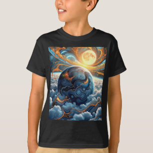T-shirt Terre Abstraite