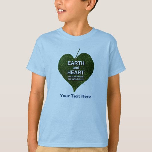 T-shirt Terre - Anagram du coeur (Devant)